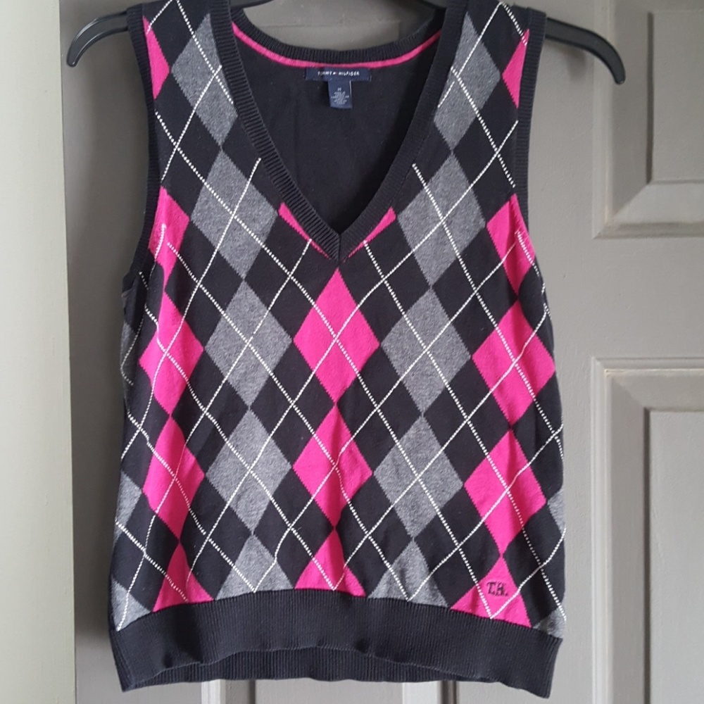Tommy Hilfiger Argyle Sweater Vest
